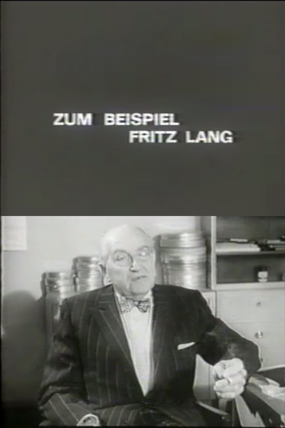 Affiche du film Zum Beispiel: Fritz Lang