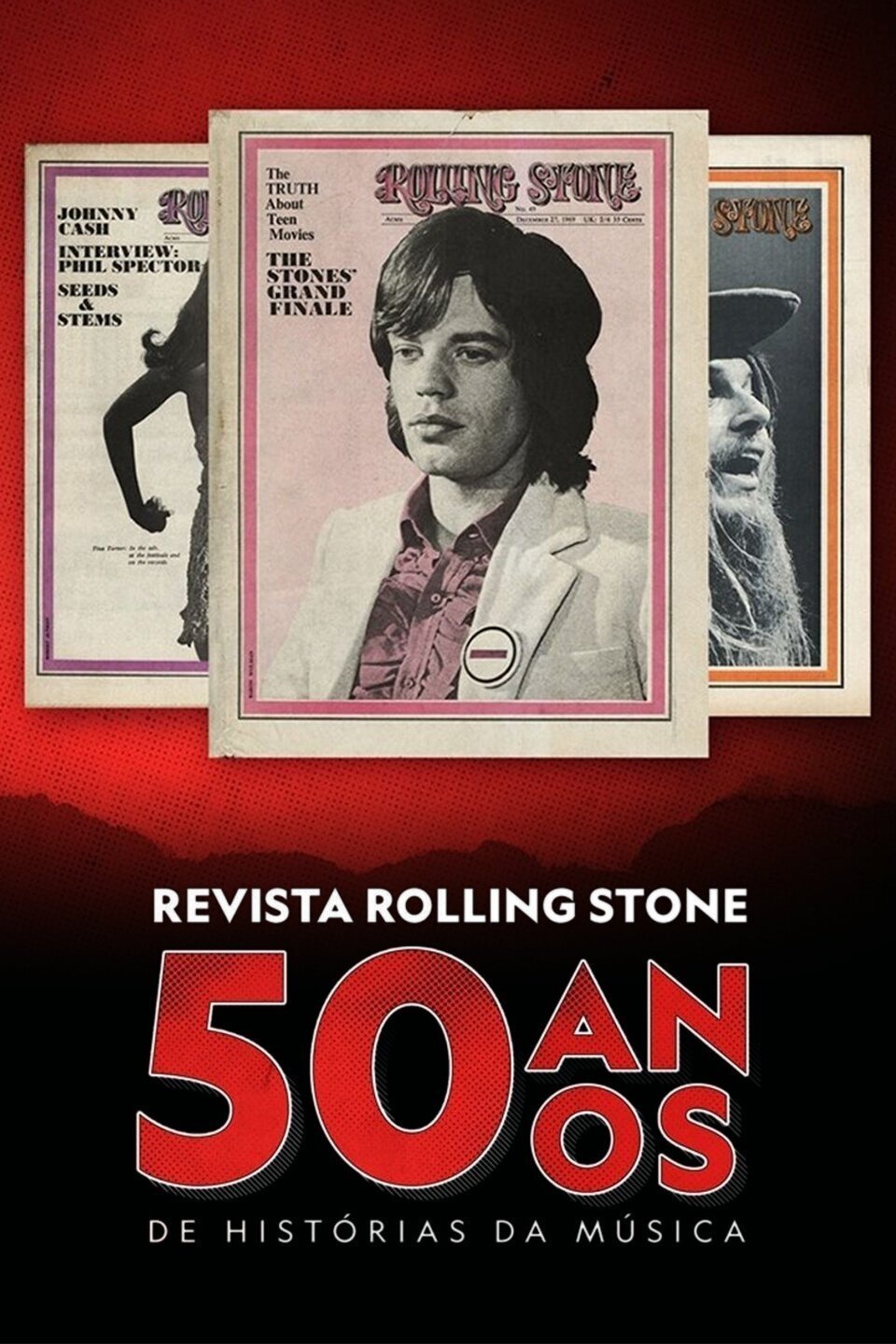 Poster de Revista Rolling Stone: 50 anos de Histórias da Música