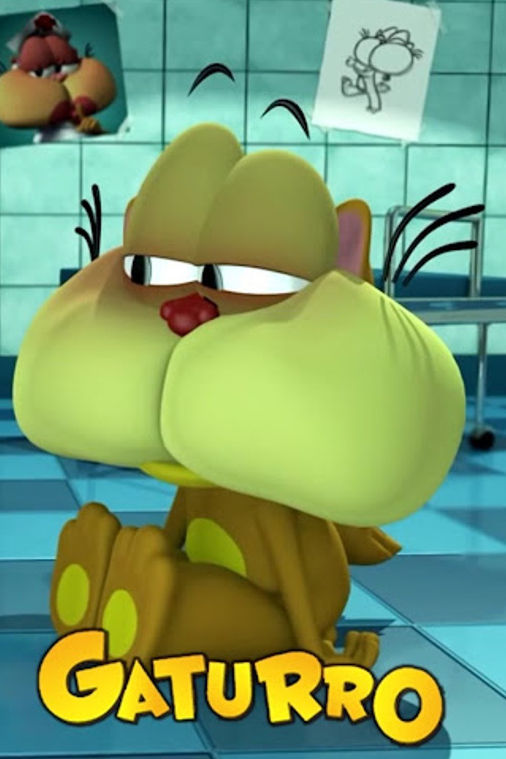 Poster de Gaturro en 3D