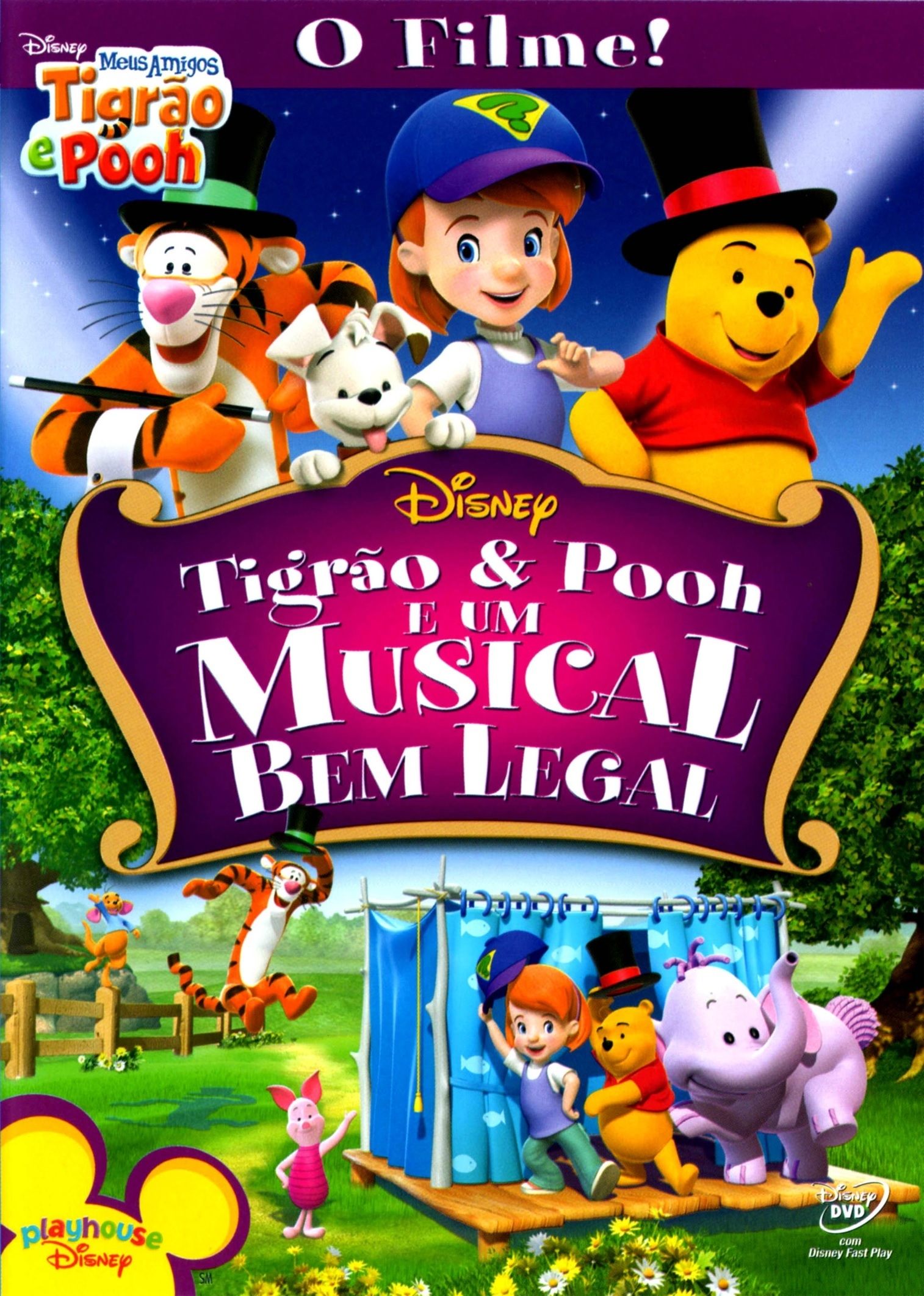 Poster de Tigrão e Pooh e um Musical Bem Legal