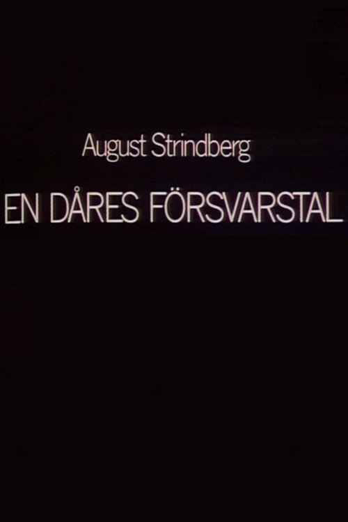 Poster de En dåres försvarstal
