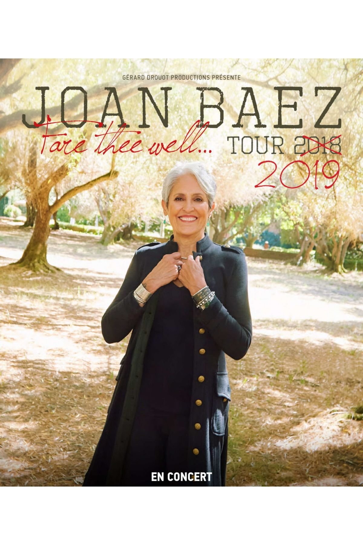 Poster de Joan Baez: The Fare Thee Well Tour 2018/2019