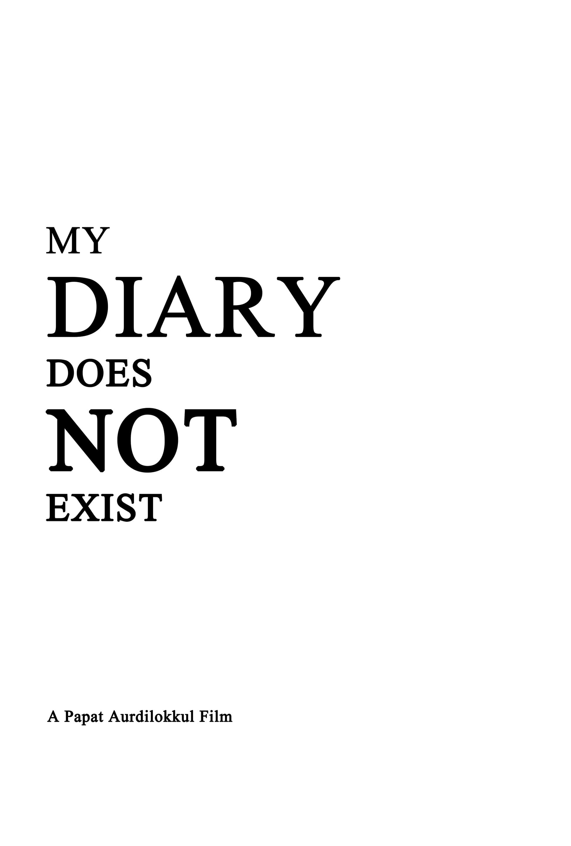 Poster de My Diary Does Not Exist