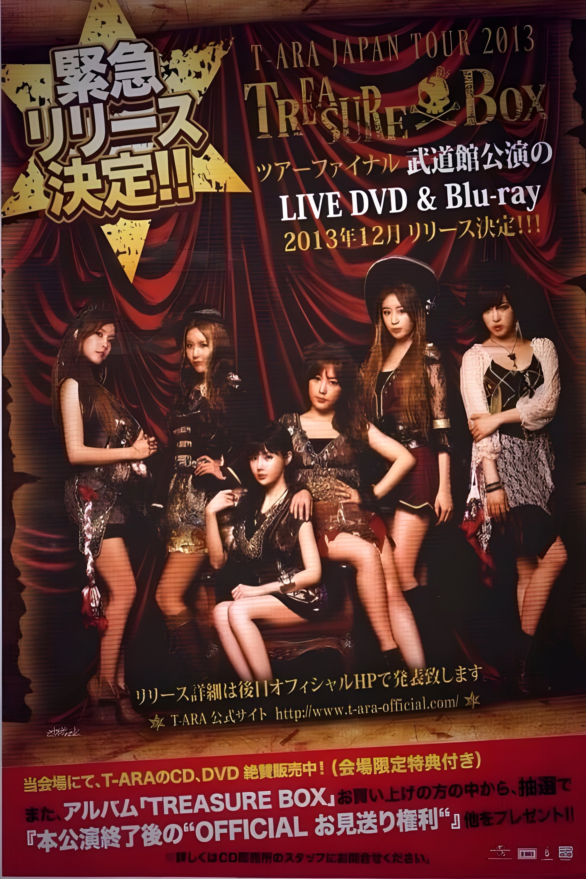 Poster de T-ARA Japan Tour 2013 - Treasure Box- 2nd TOUR FINAL In Budokan