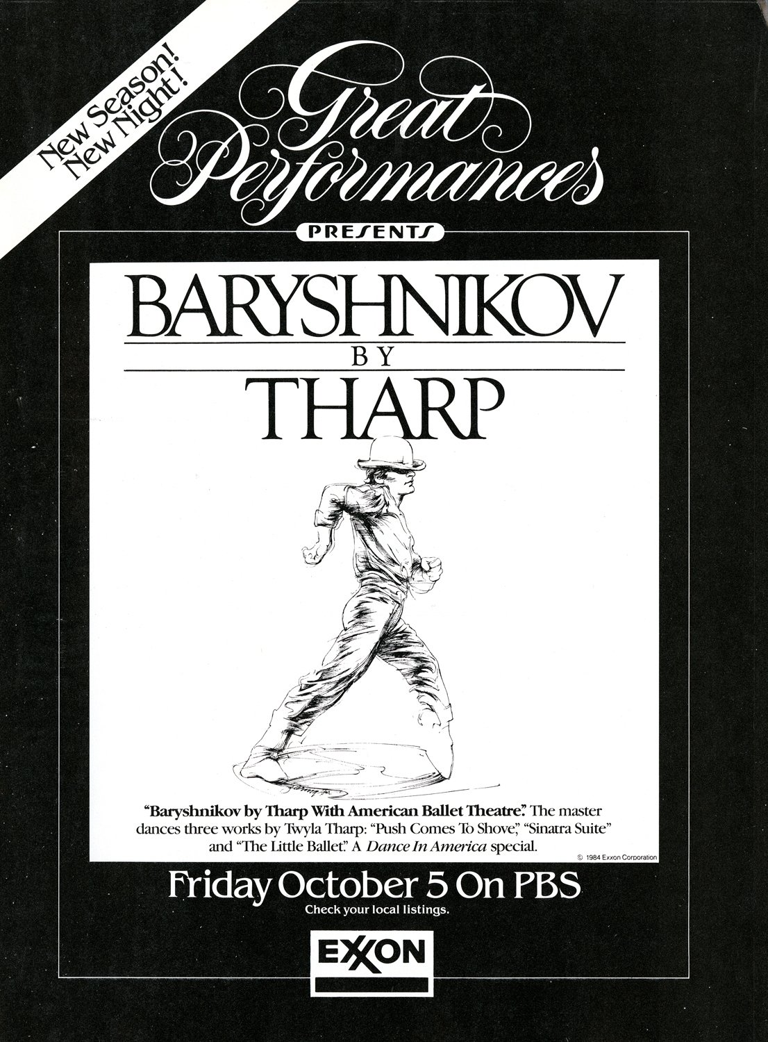 Poster de Baryshnikov by Tharp with American Ballet Theatre