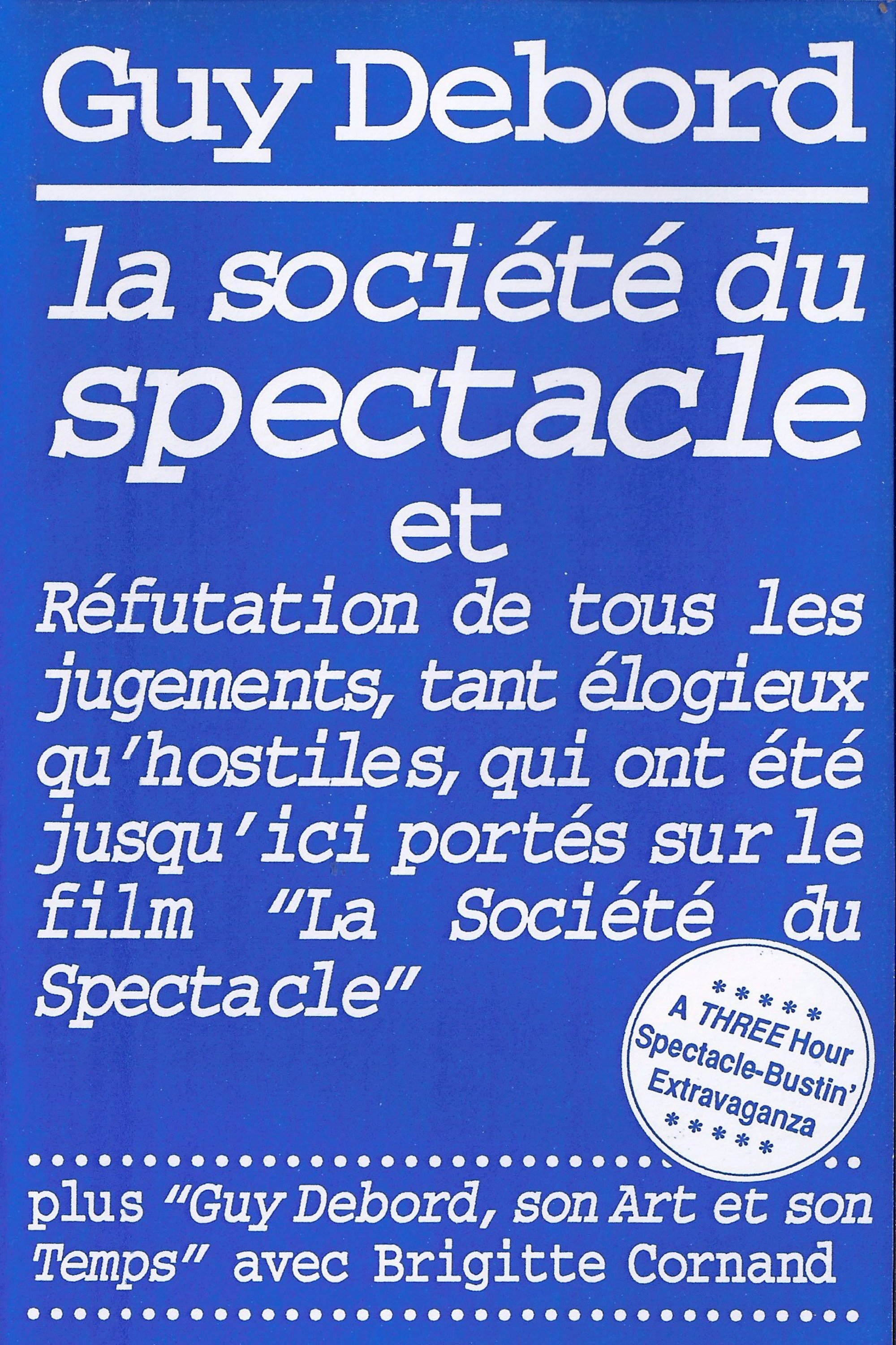 Affiche du film La Société du spectacle