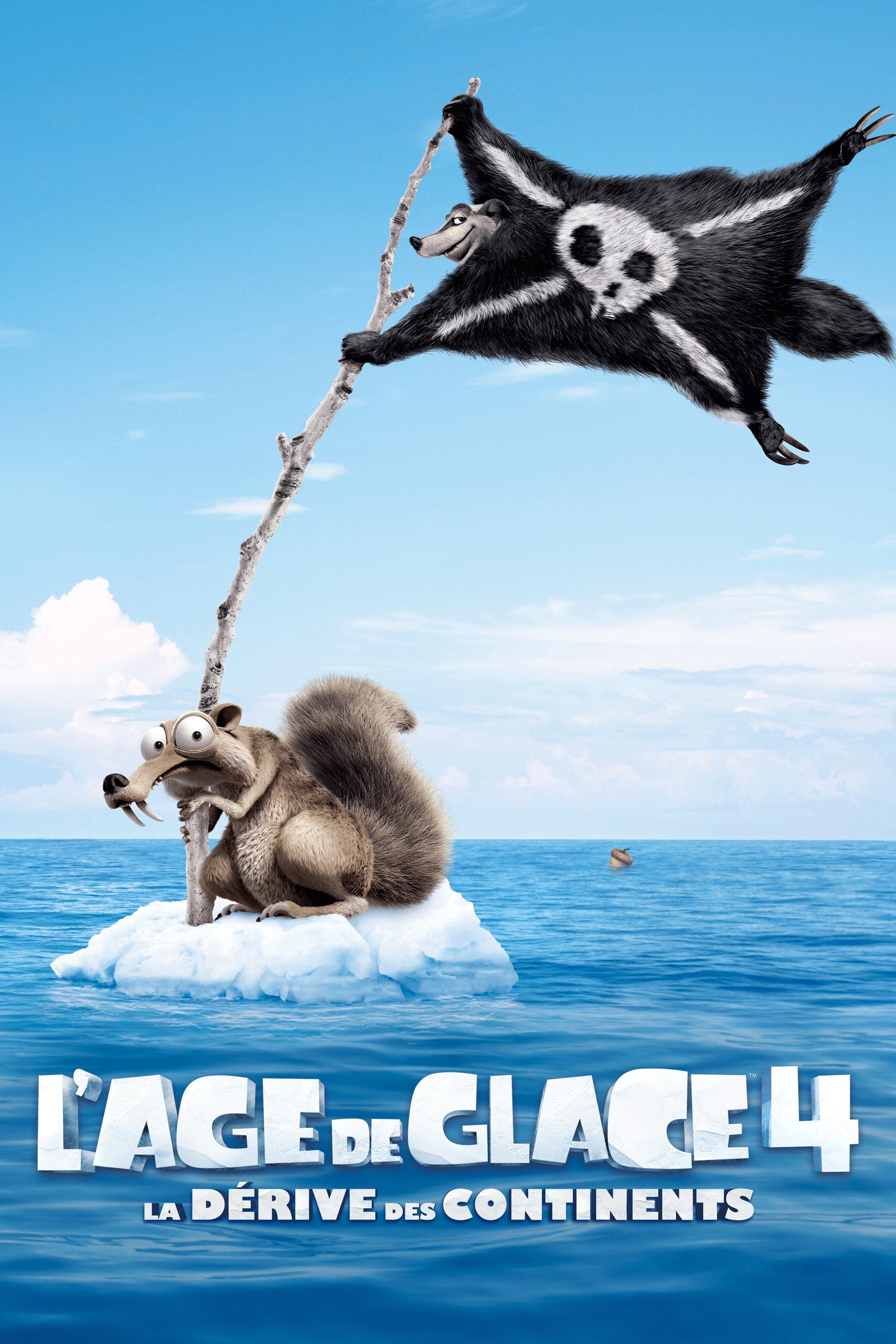Affiche du film L'Âge de glace 4 : La Dérive des continents