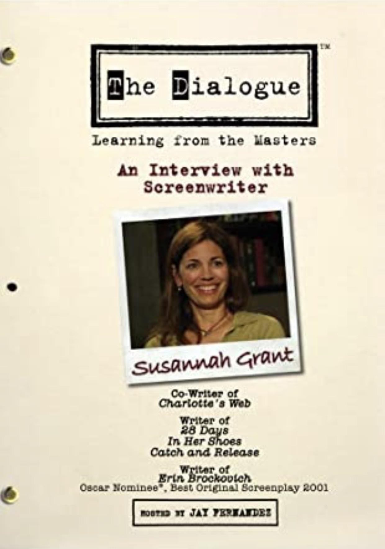 Poster de The Dialogue: An Interview with Screenwriter Susannah Grant
