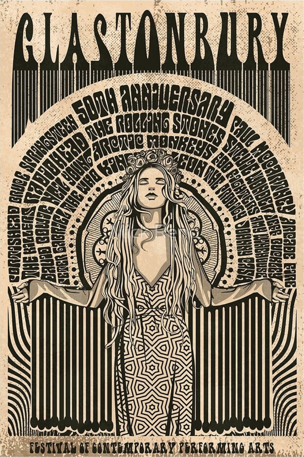 Poster de Glastonbury: 50 Years and Counting
