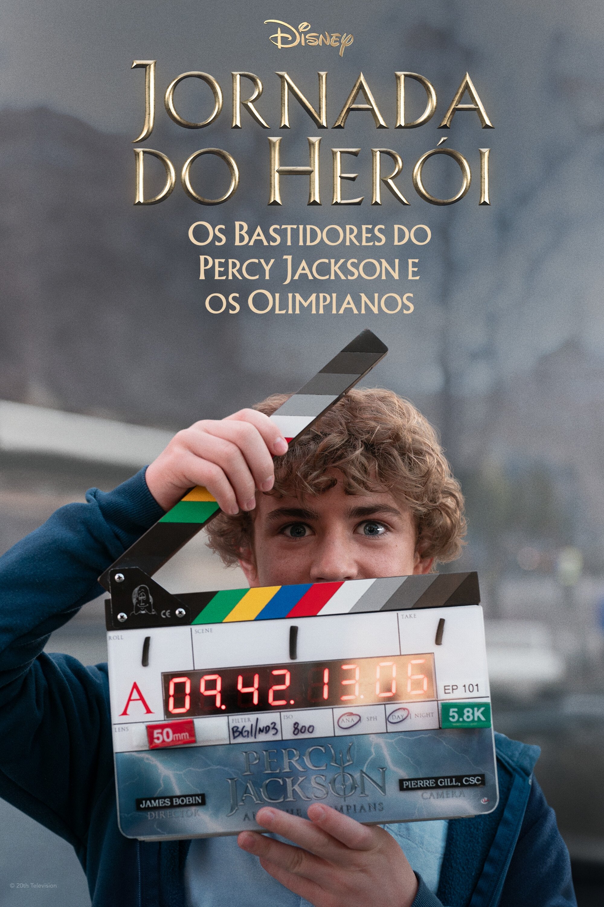 Poster de Jornada do Herói: Os Bastidores do Percy Jackson e os Olimpianos