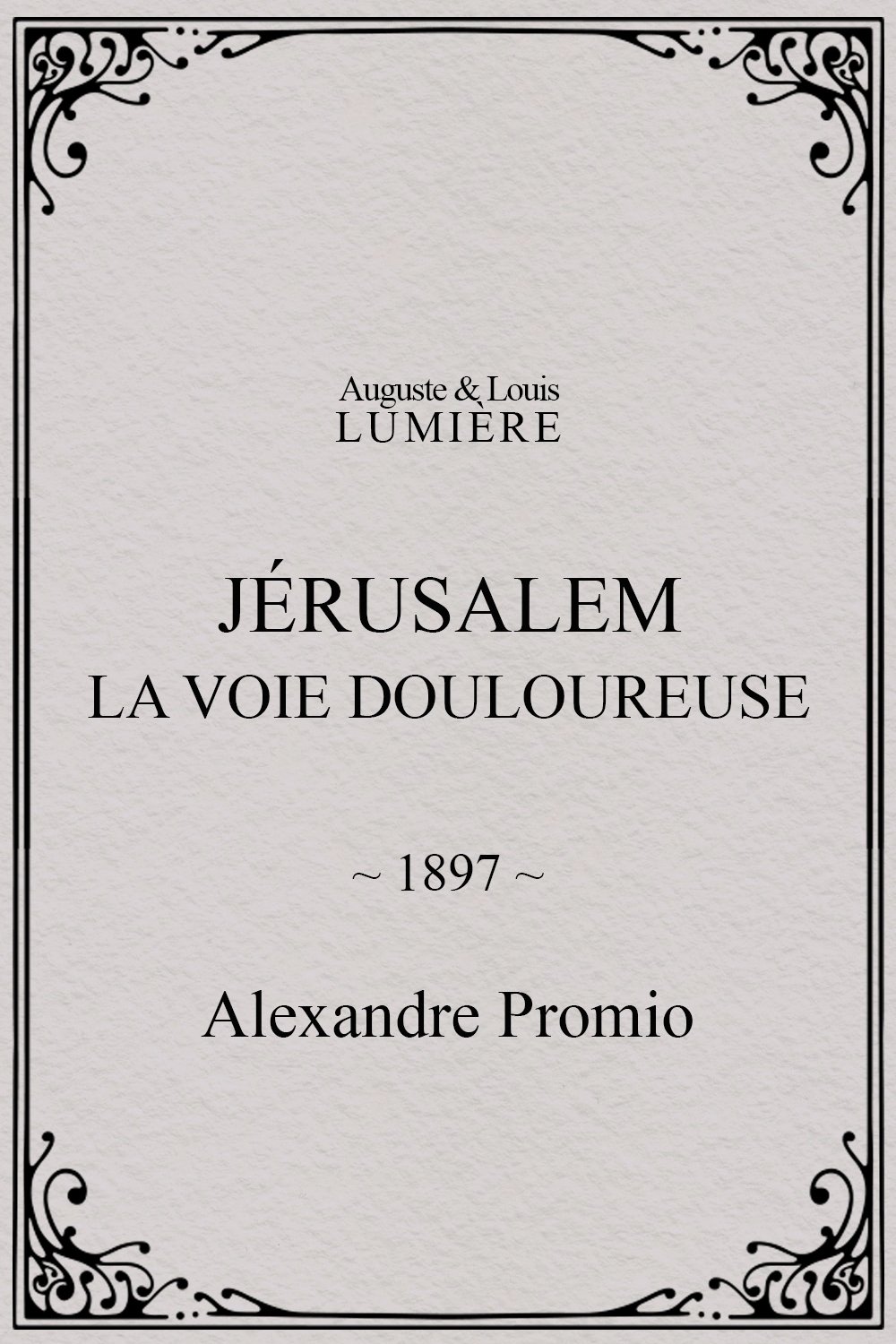 Jérusalem : la voie douloureuse