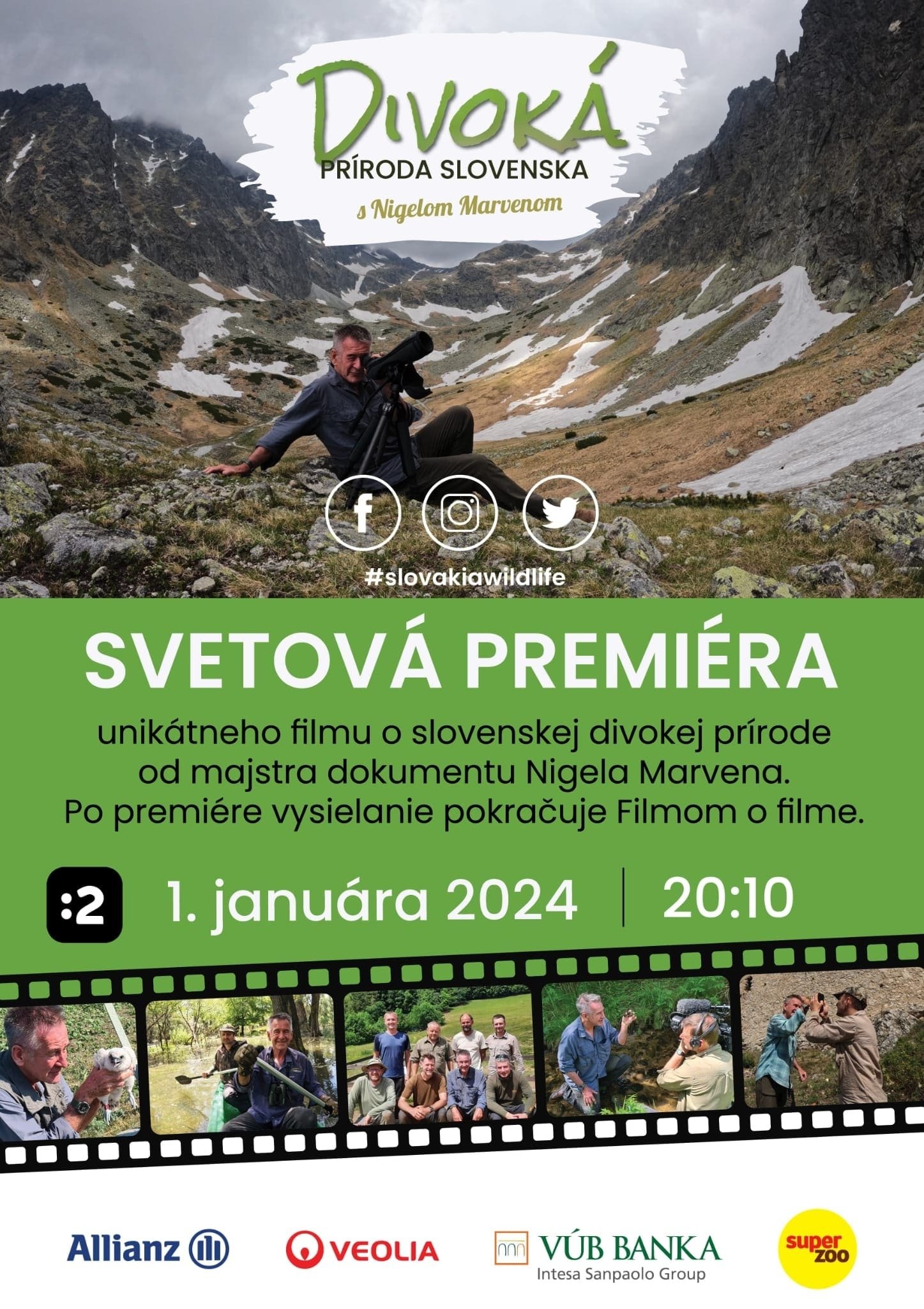 Poster de Divoká príroda Slovenska s Nigelom Marvenom