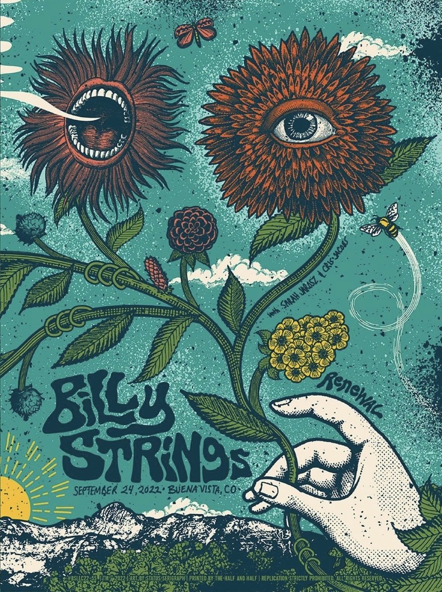 Poster de Billy Strings | 2022.09.24 — Renewal Festival - Buena Vista, CO