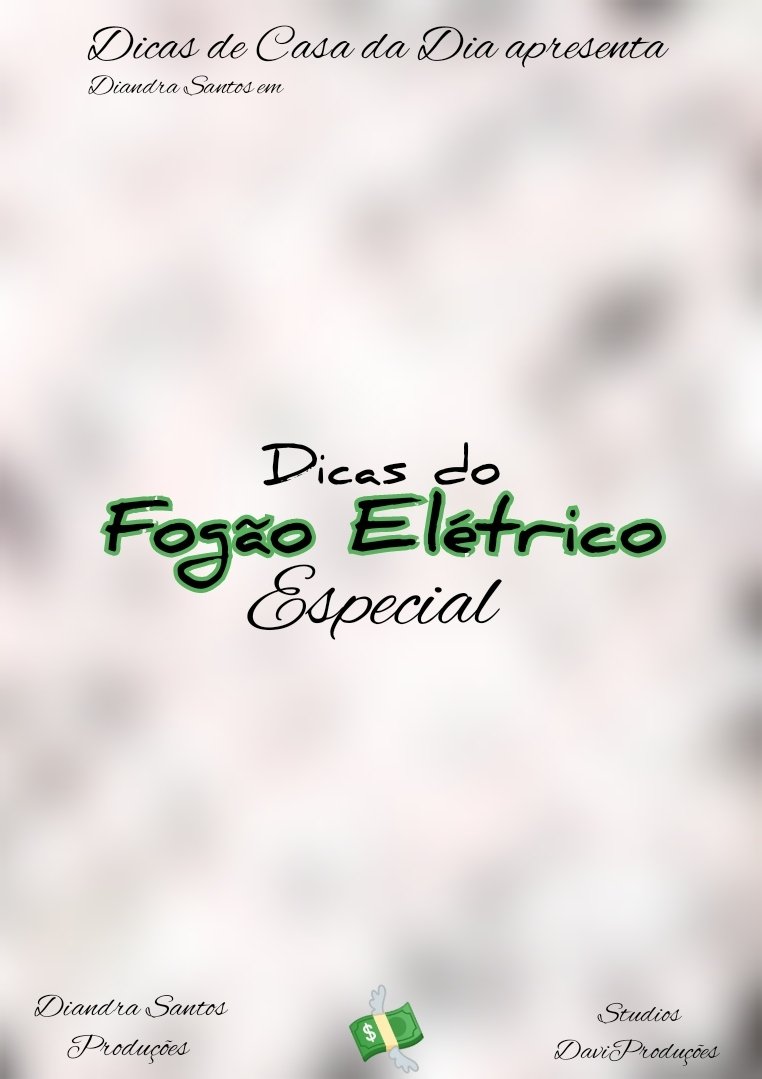 Poster de Dicas do Fogão Elétrico Especial