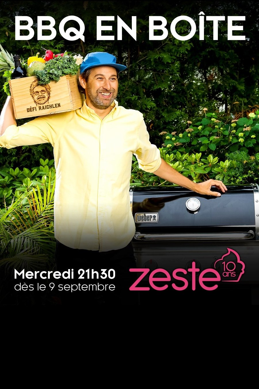 Poster de BBQ en boîte