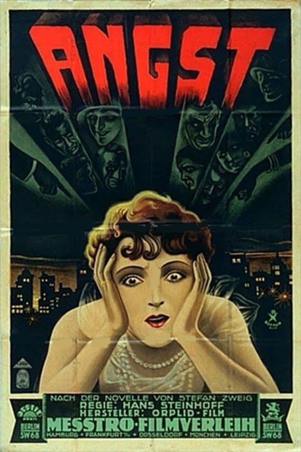 Poster de Angst - Die schwache Stunde einer Frau