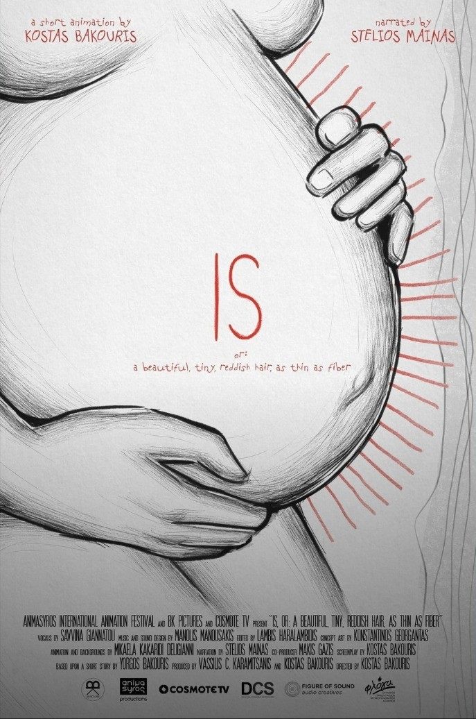 Poster de IS, ή: Μια όμορφη, κοκκινωπή τριχούλα, λεπτή σαν μια ίνα