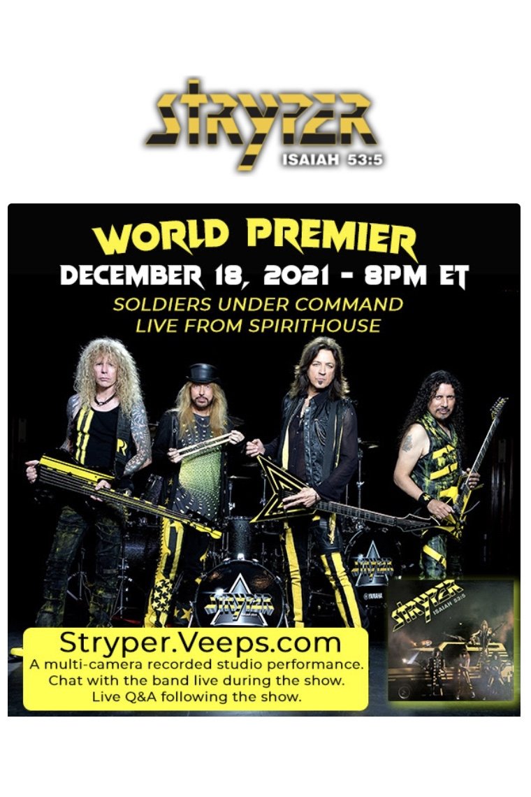 Poster de Stryper - Soldiers from the Underground Live Stream