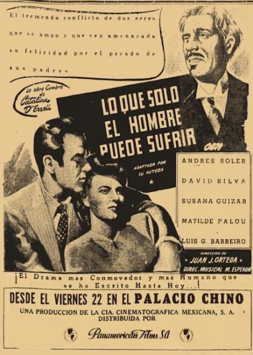 Poster de Lo que sólo el hombre puede sufrir