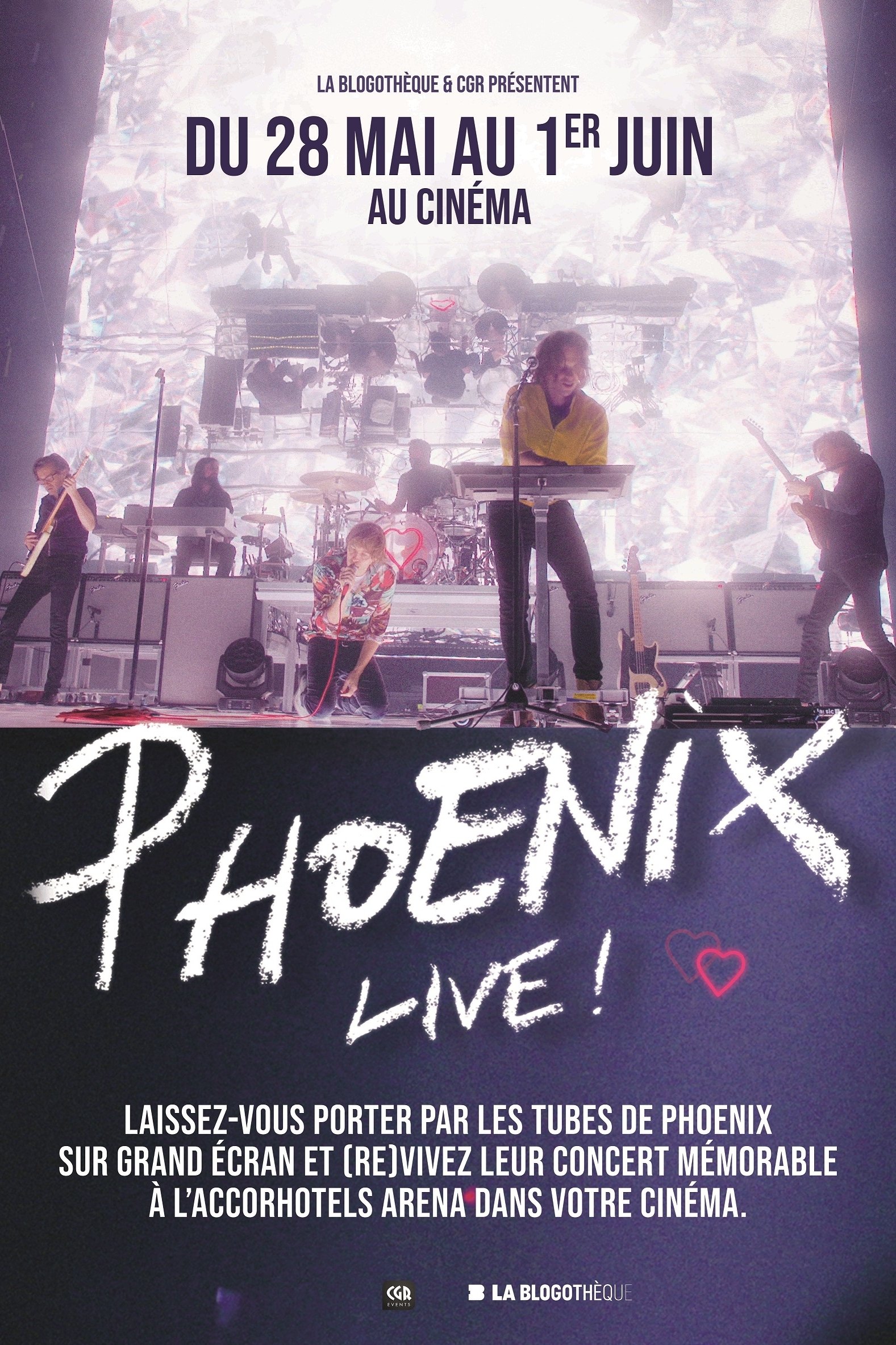 Affiche du film Phoenix Live ! - Le concert sur grand écran