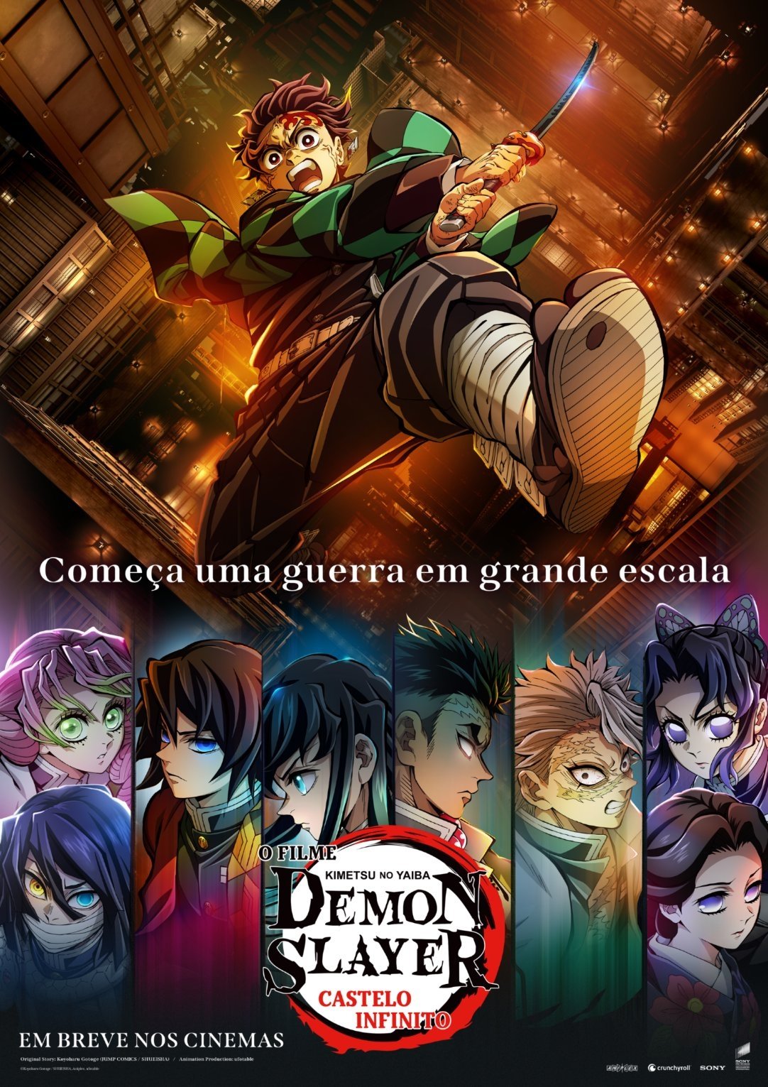 Poster de Demon Slayer: Kimetsu no Yaiba Castelo Infinito