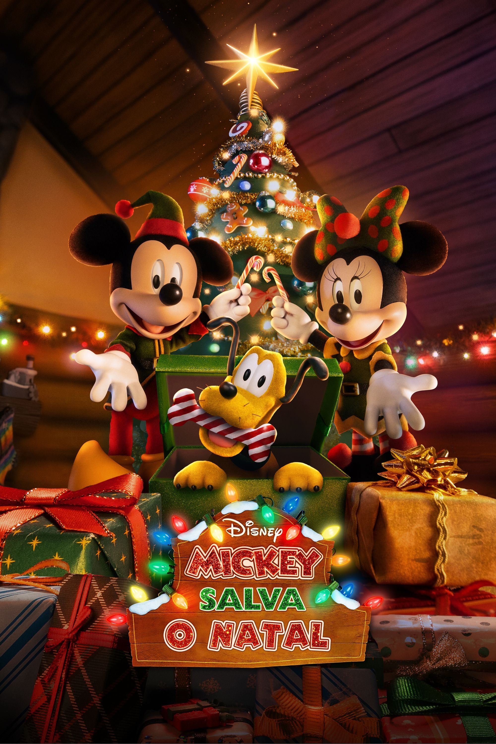 Poster de Mickey Salva o Natal