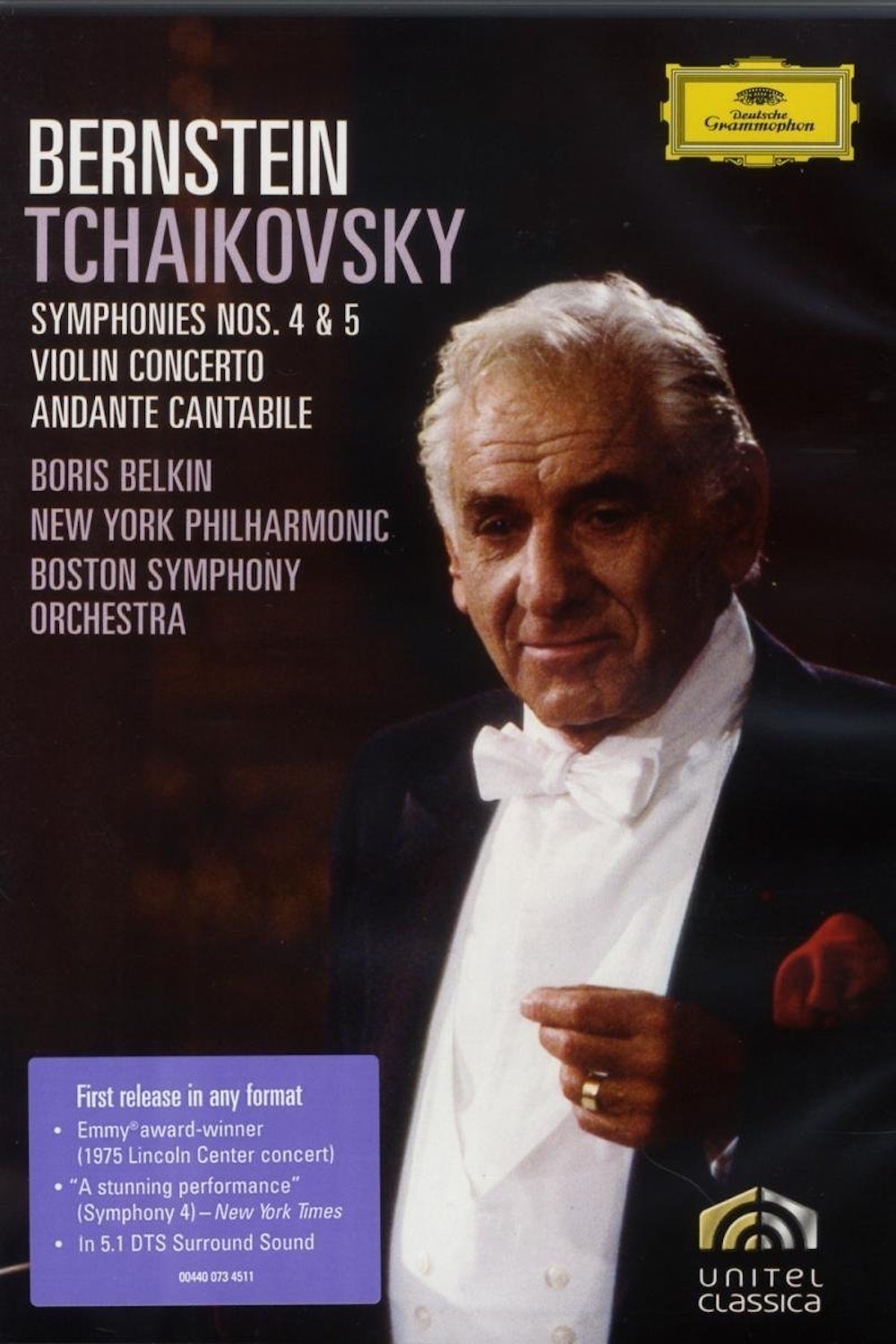 Poster de Bernstein: Tchaikovsky: Symphonies No. 4 & 5