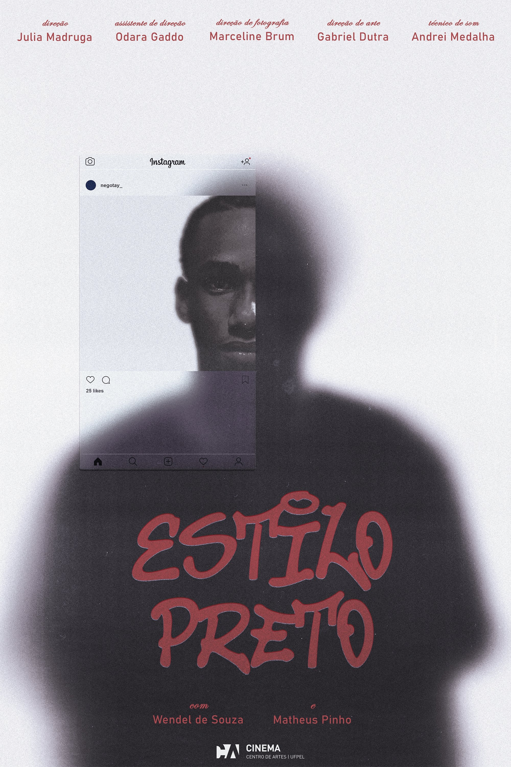 Poster de Estilo Preto