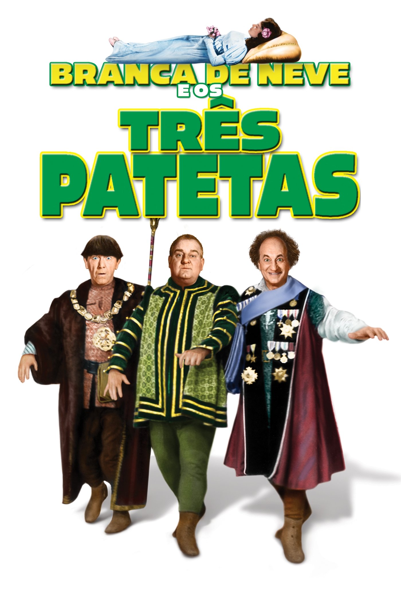 Poster de Branca de Neve e Os Três Patetas