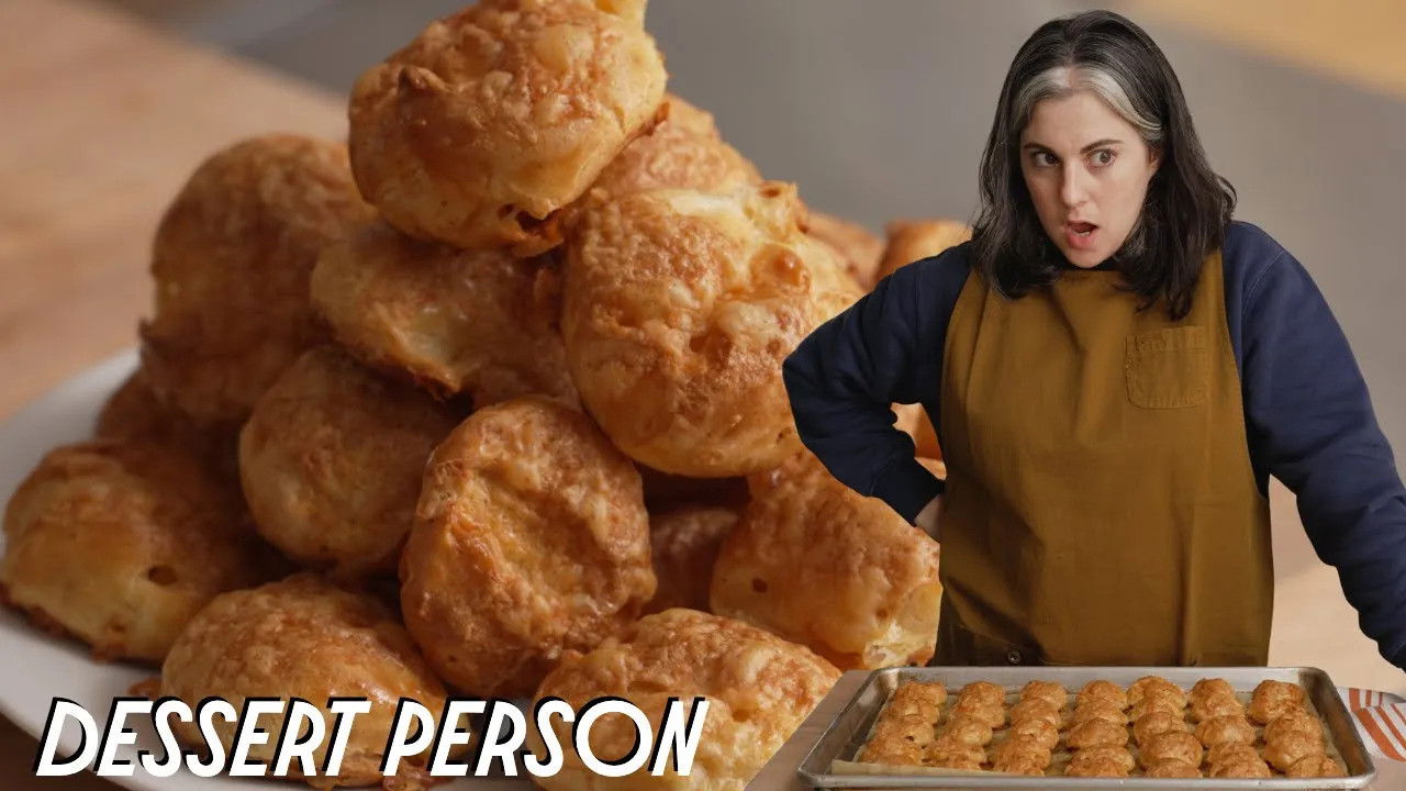 Claire Saffitz Makes Cheese Puffs / Pâte à Choux Part 1