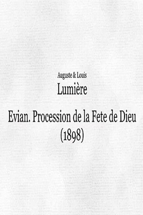 Poster de Evian: Procession de la Fête-Dieu I