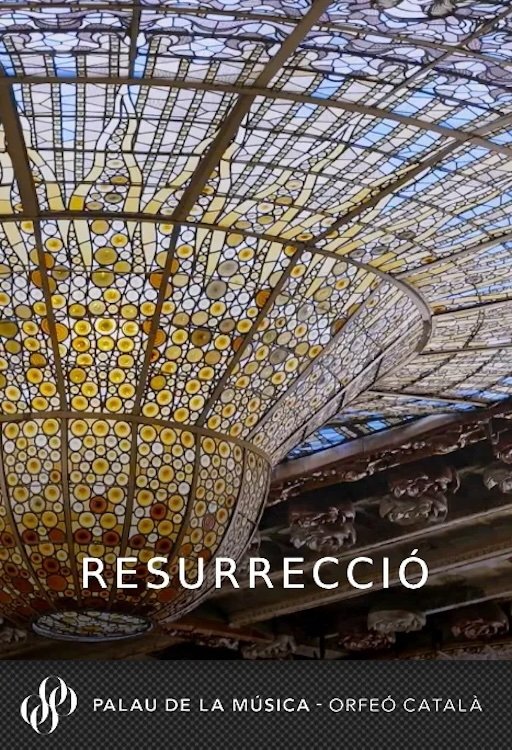 Poster de Palau de la Música (Resurrecció)
