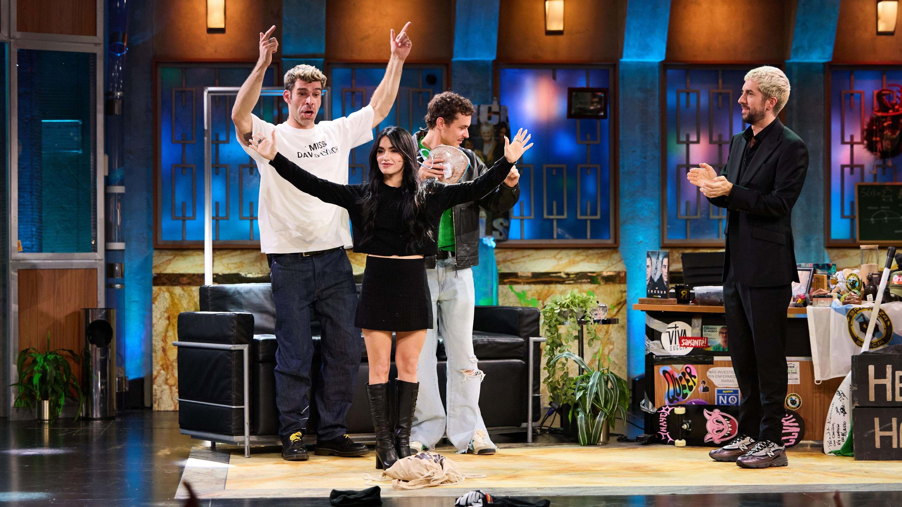 Lali, Arón Piper and Fernando Valdivielso