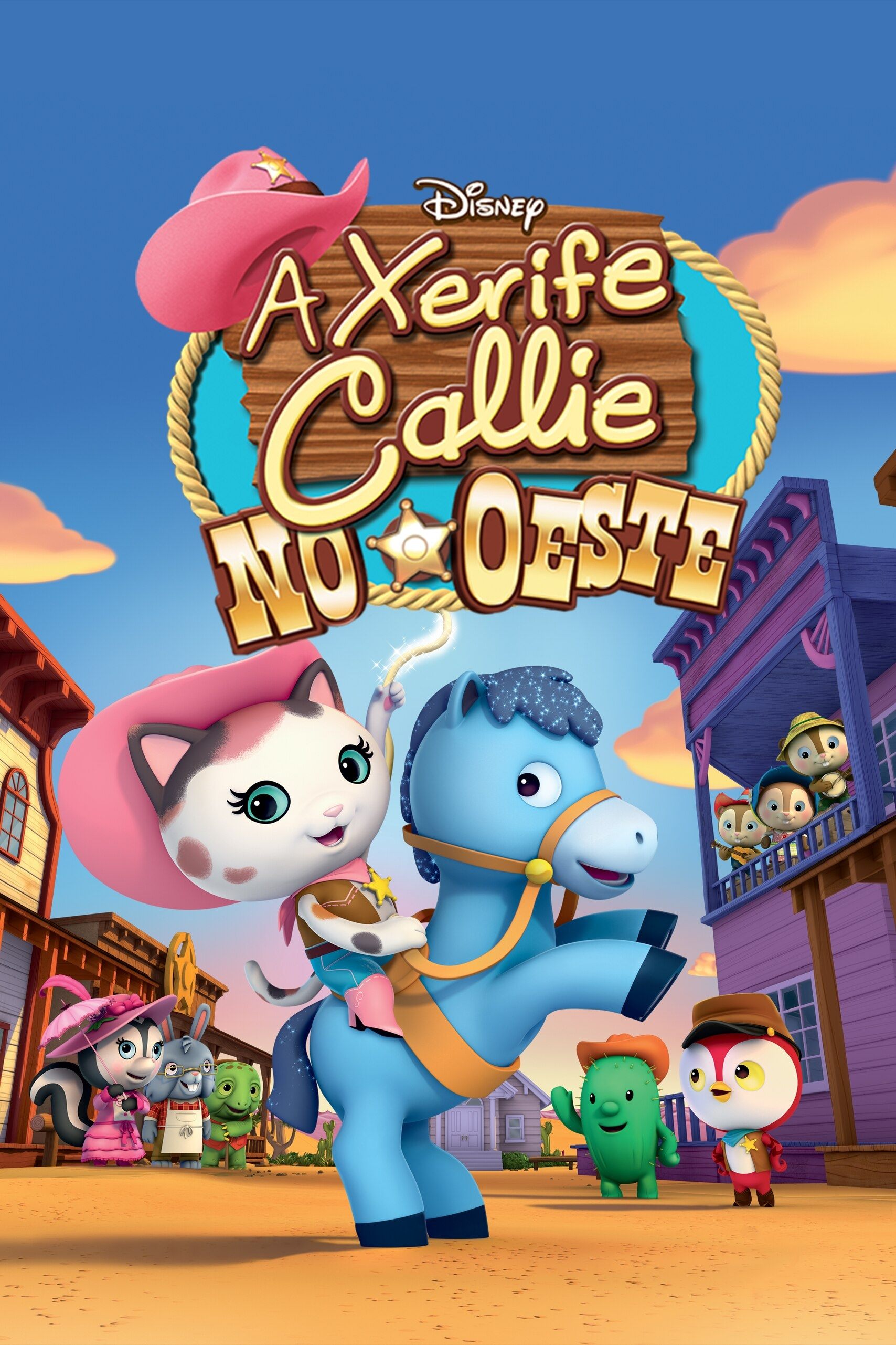 Poster de A Xerife Callie no Oeste