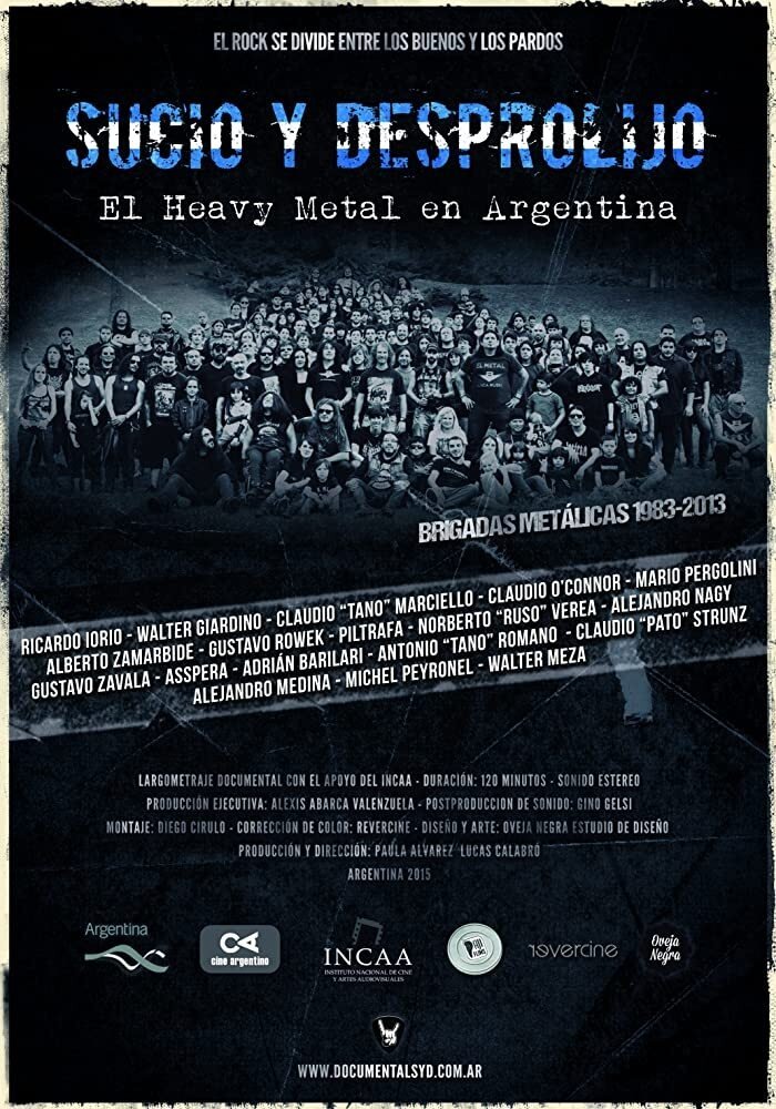 Poster de Sucio y desprolijo: El Heavy Metal en Argentina