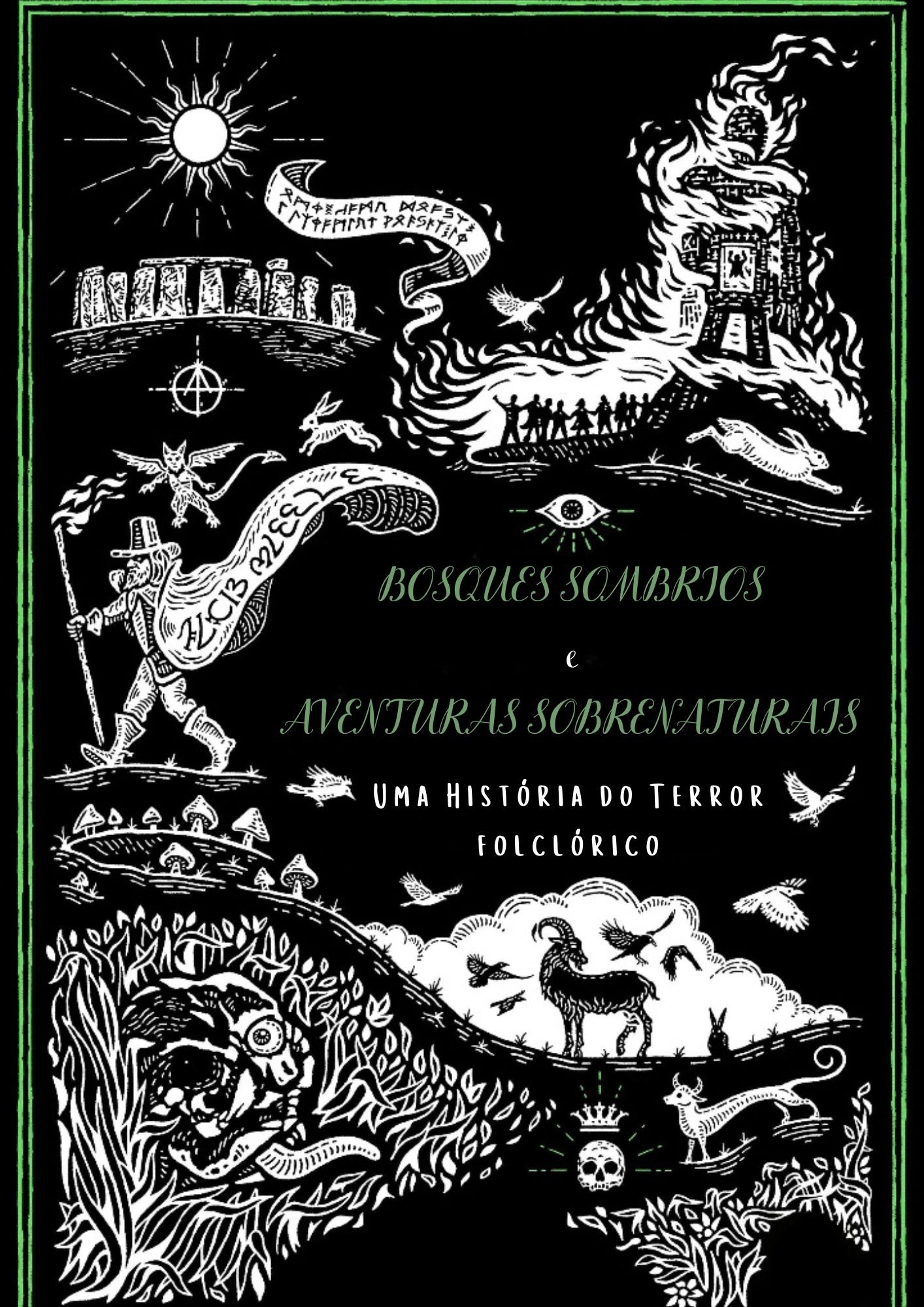 Poster de Bosques Sombrios e Dias Amaldiçoados: Uma História do Terror folclórico