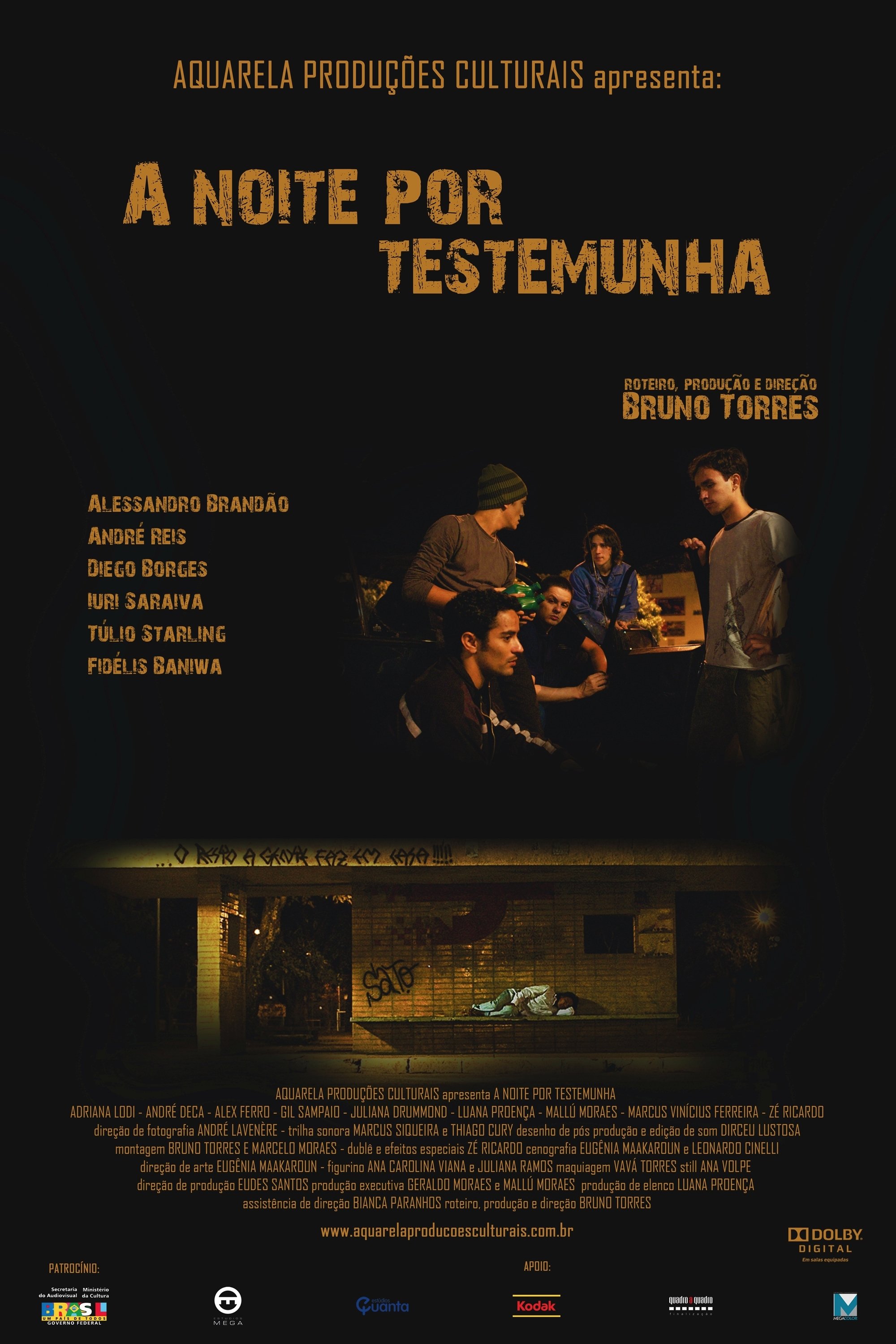 Poster de A Noite por Testemunha