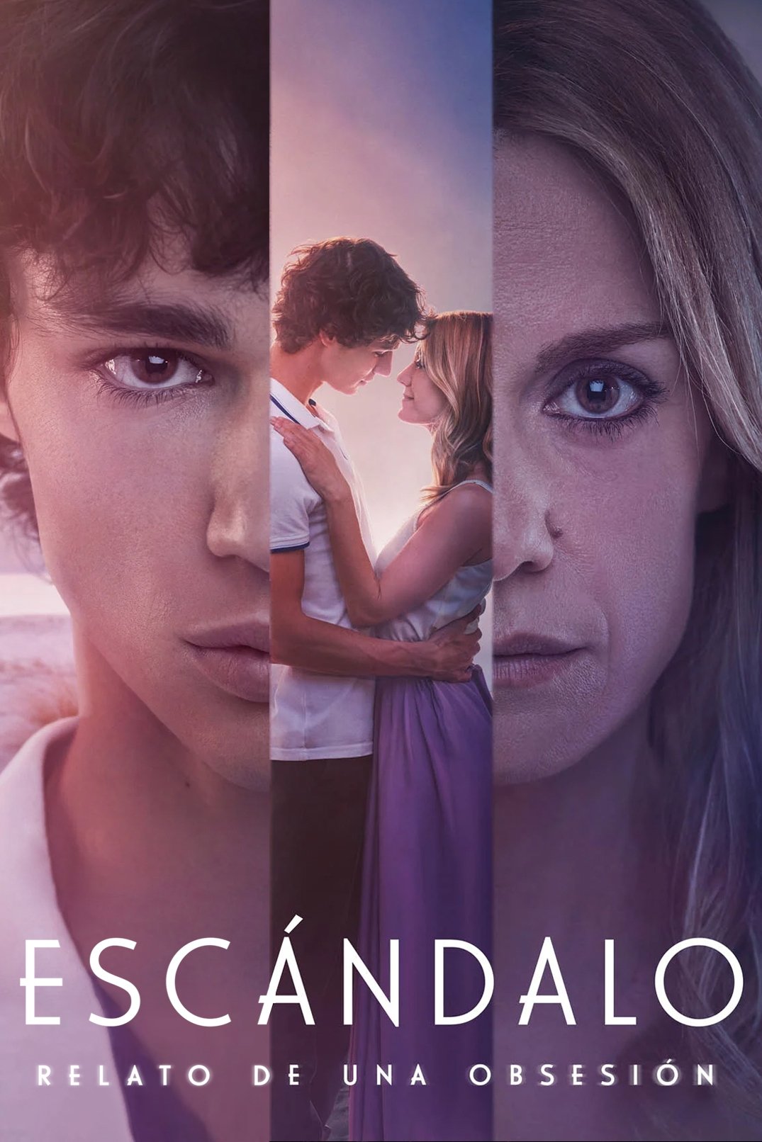 Poster de Escándalo, relato de una obsesión