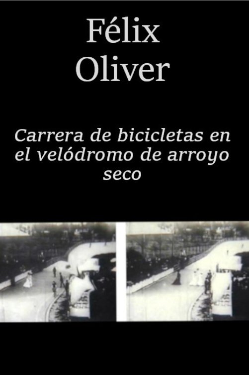 Poster de Carrera de bicicletas en el velódromo de arroyo seco