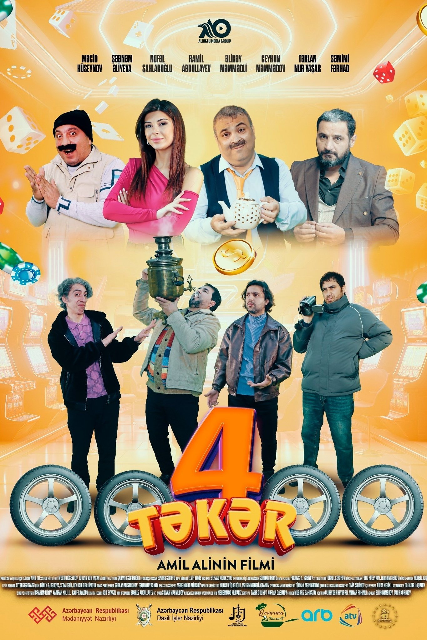 Poster de 4 təkər
