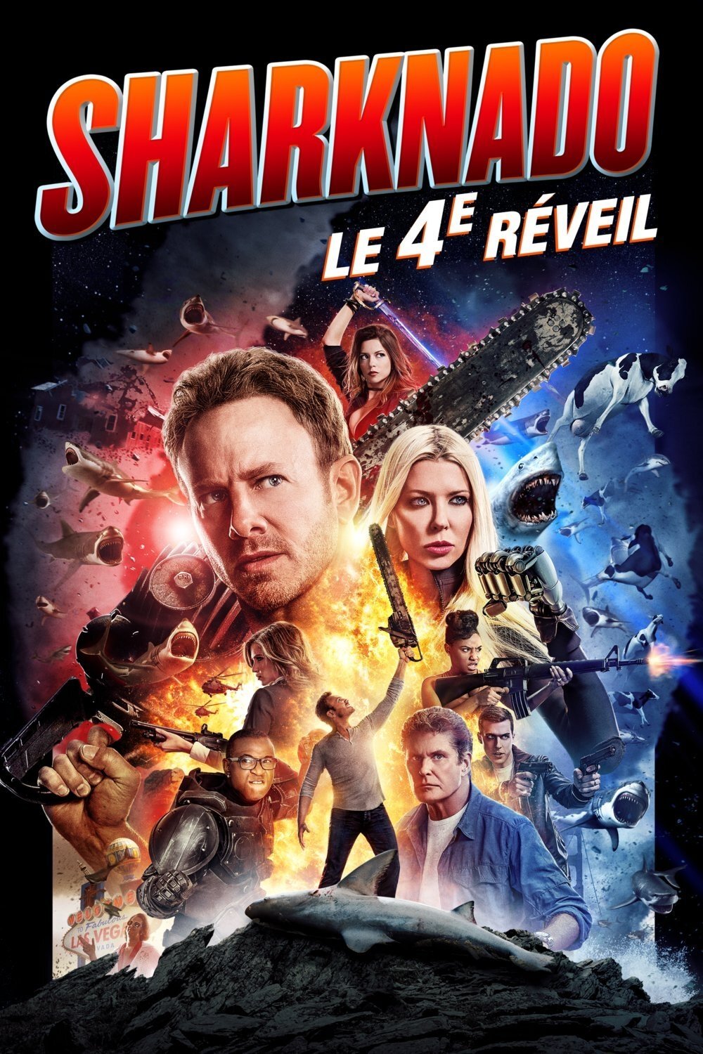 Affiche du film Sharknado : The 4th Awakens