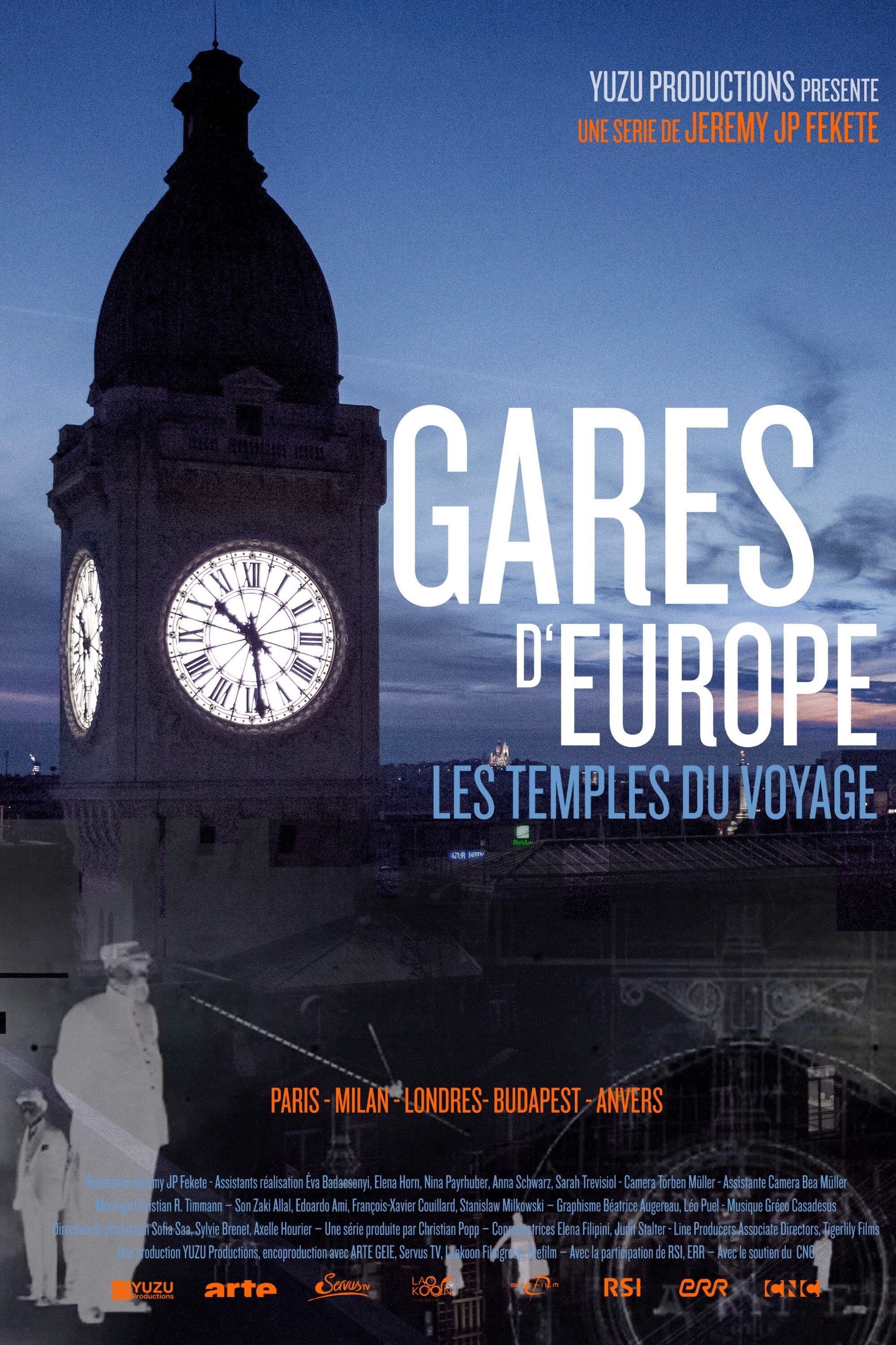 Poster de Gares d'Europe, les temples du voyage