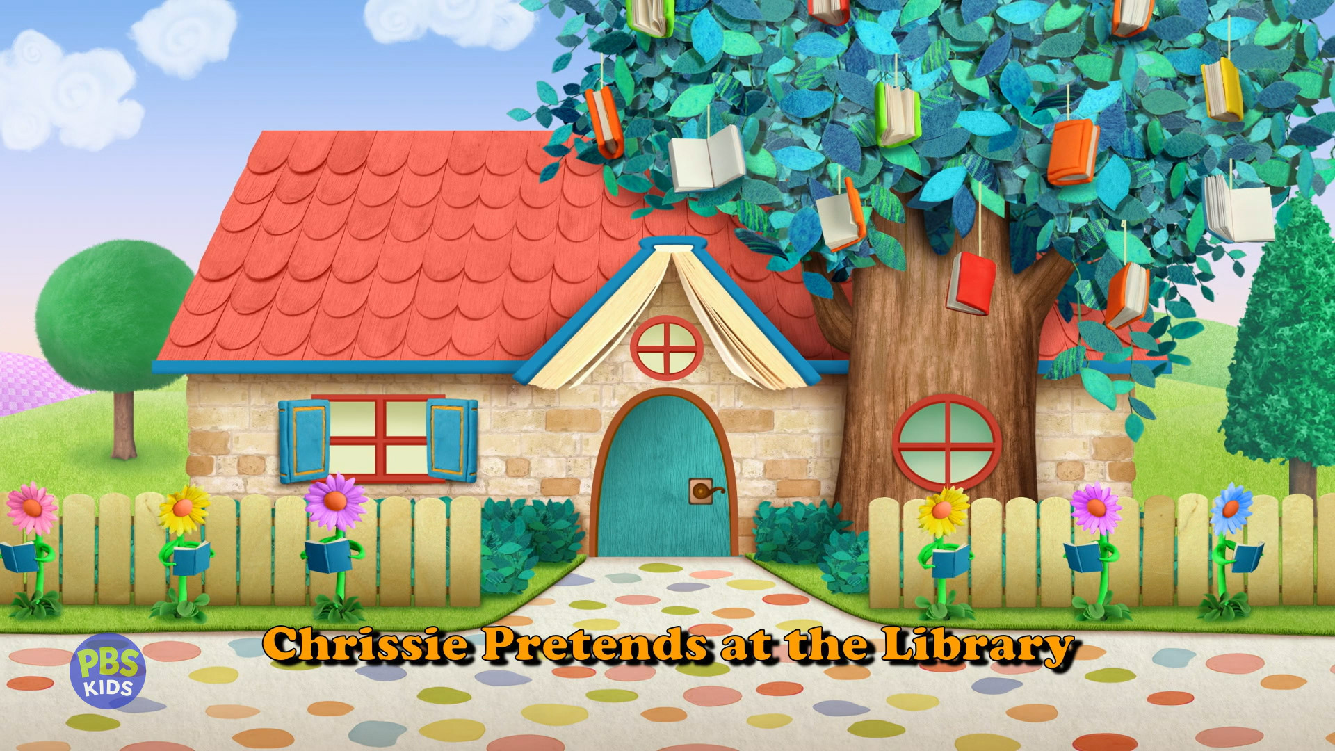 Chrissie Pretends at the Library