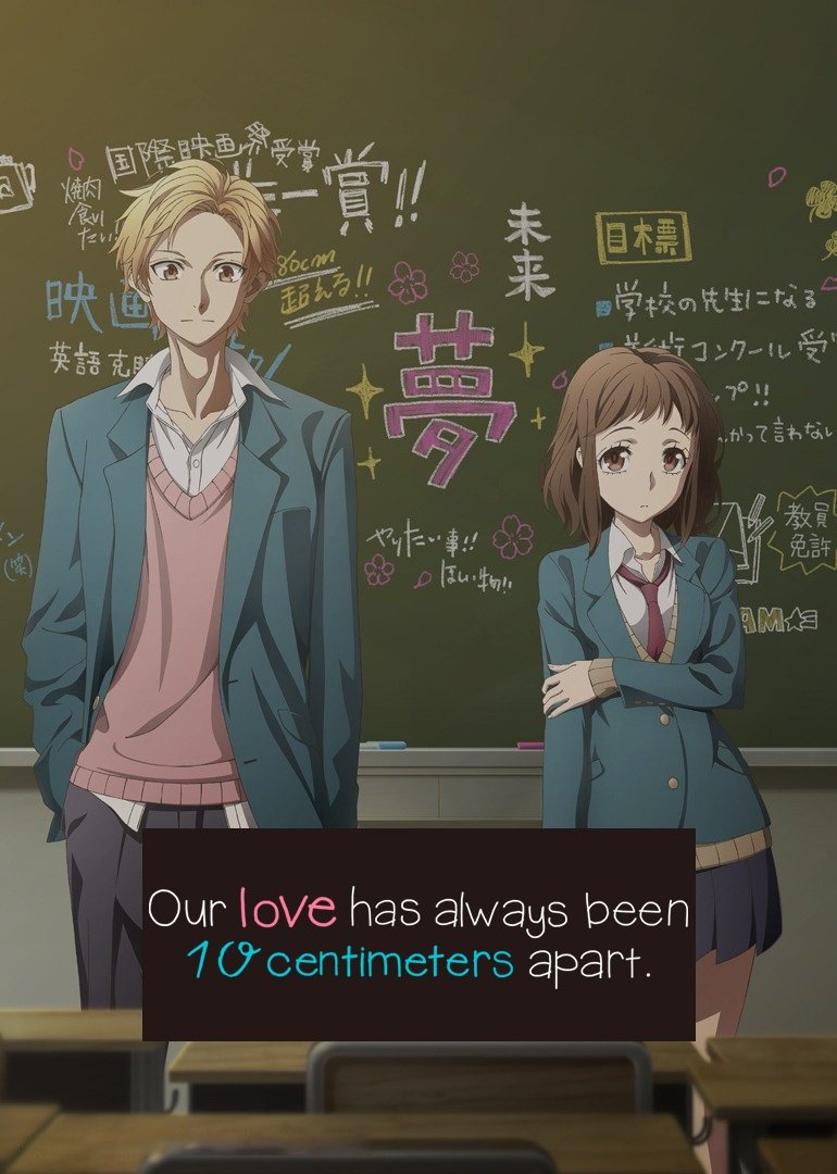 Poster de Our love has always been 10 centimeters apart.