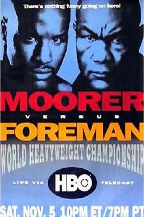 Poster de George Foreman vs Michael Moorer