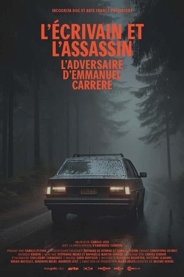 Poster de L'écrivain et l'assassin : « L'adversaire » d'Emmanuel Carrère