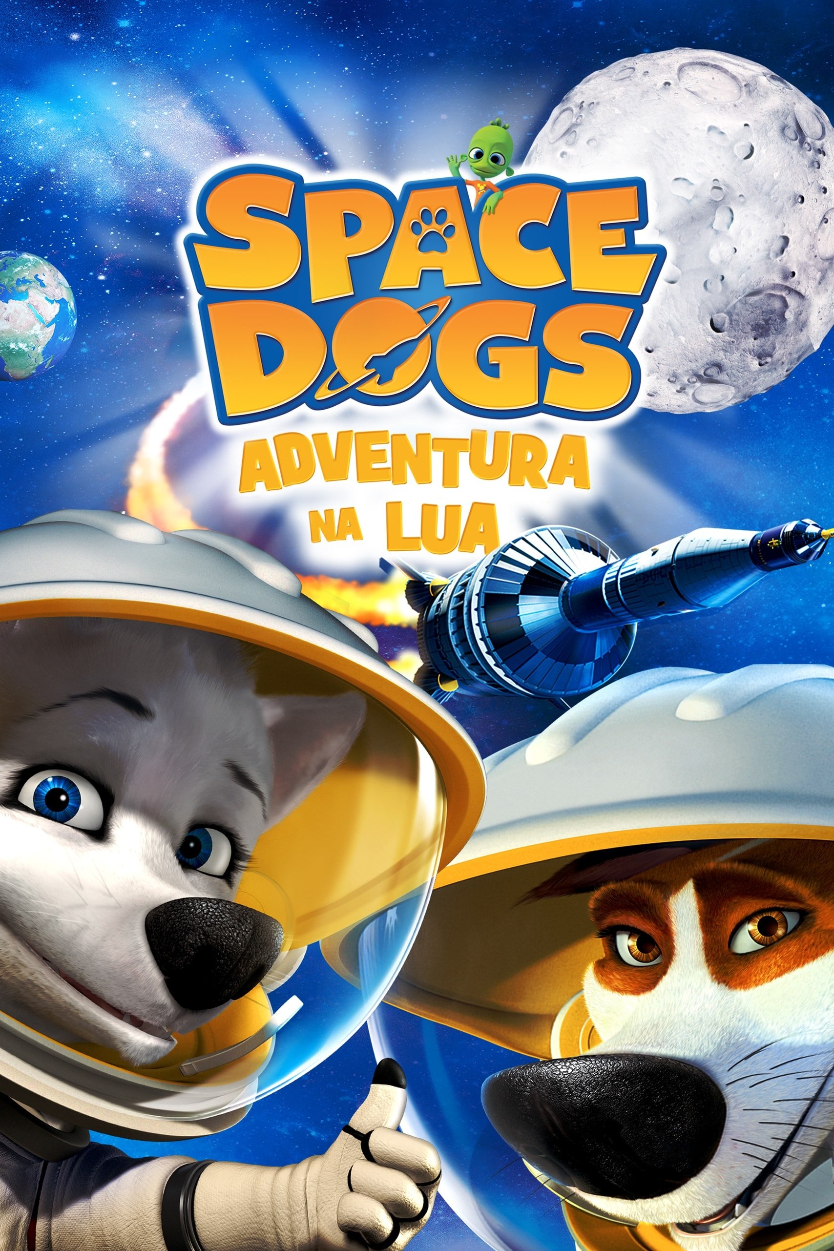 Poster de Space Dogs: Aventura na Lua