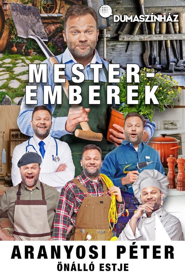 Poster de Mesteremberek - Aranyosi Péter önálló estje