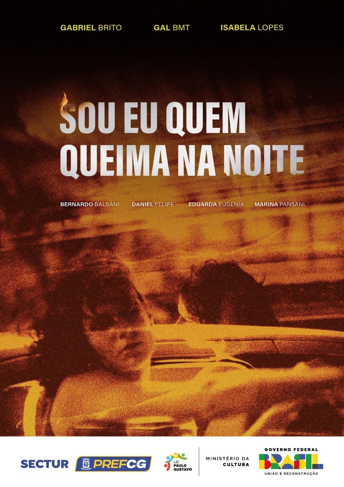 Poster de Sou Eu Quem Queima na Noite