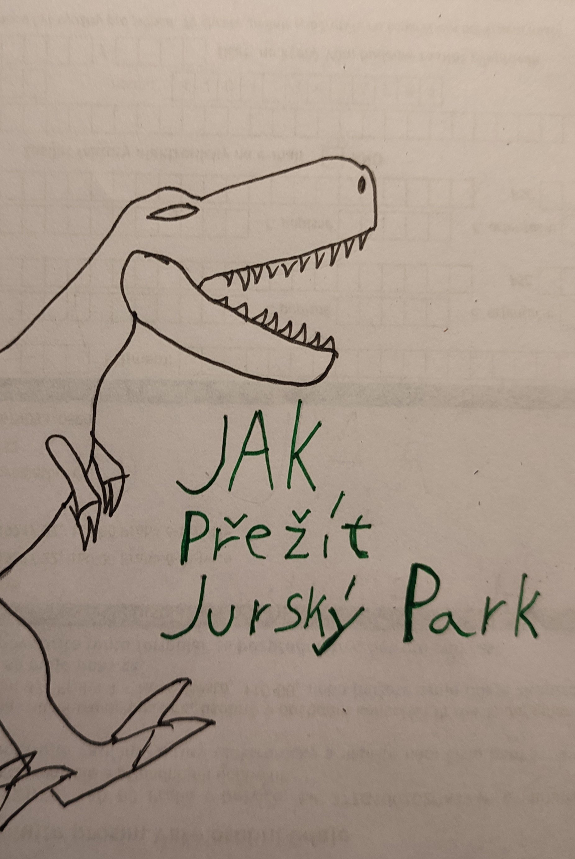 Poster de Jurský park- jak přežít Jurský park